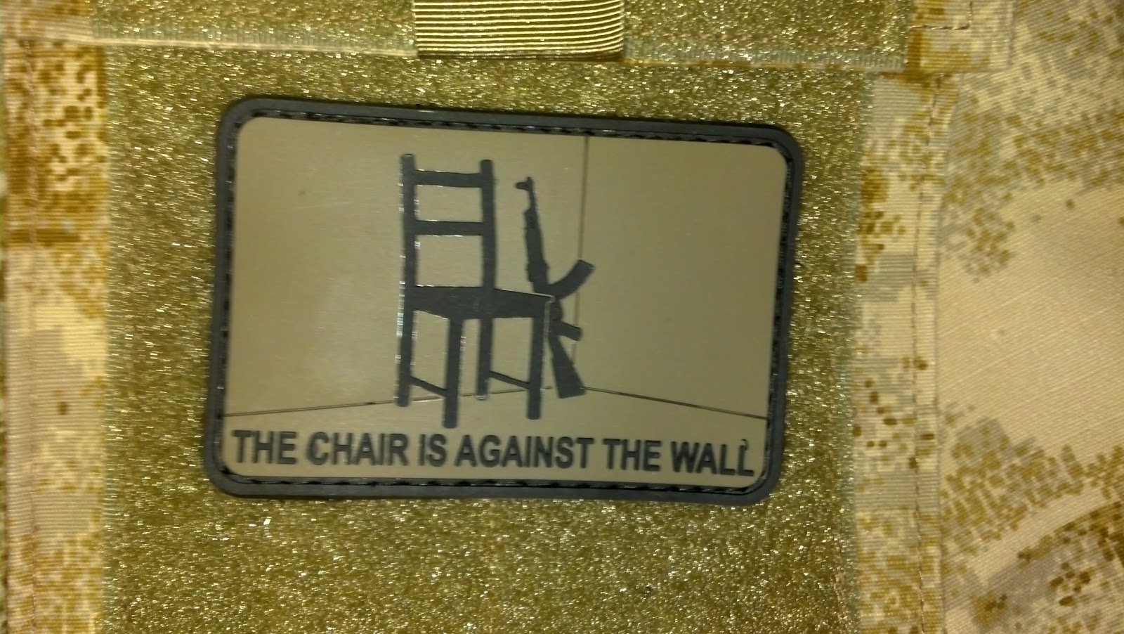 Chair is Against the Wall
